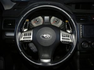 Subaru Forged Carbon Wheel Paddle Shifters