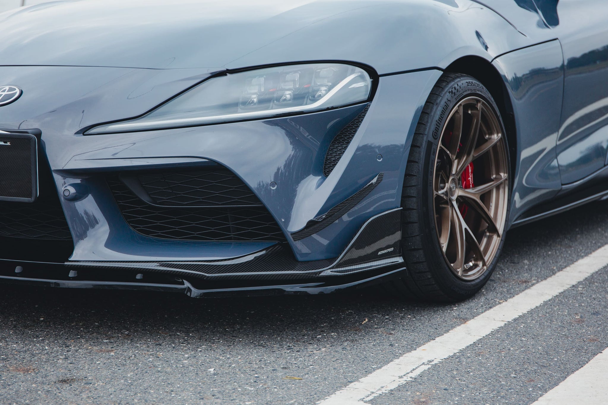 SUPRA A90 Carbon Fiber Front Canards| カーボンファイバー・フロント